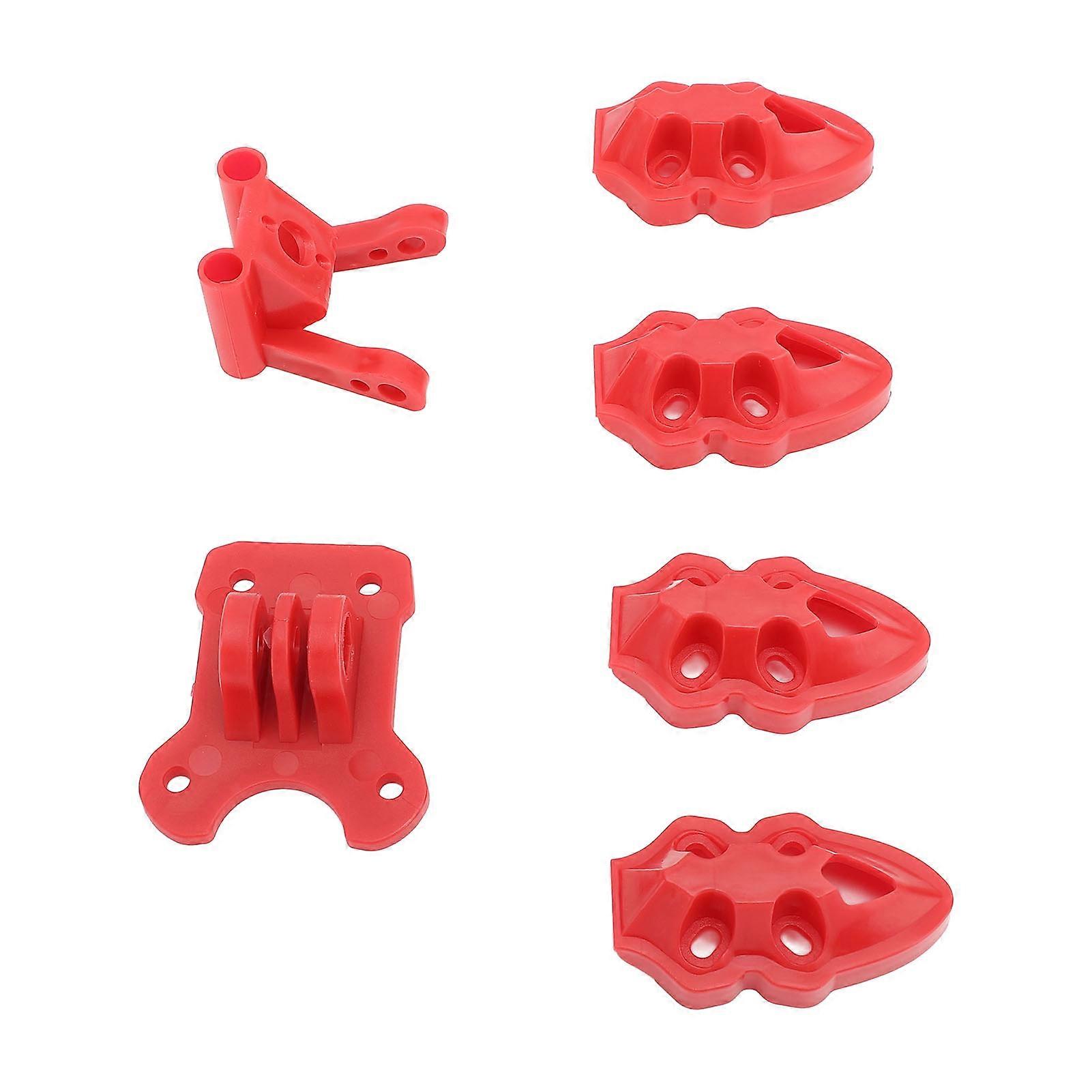 RC FPV Quadcopter Motor Base Camera Antenna Mounting Base Kit For 5‑10in Quadcopter Drone Frame 3D Printed Red 