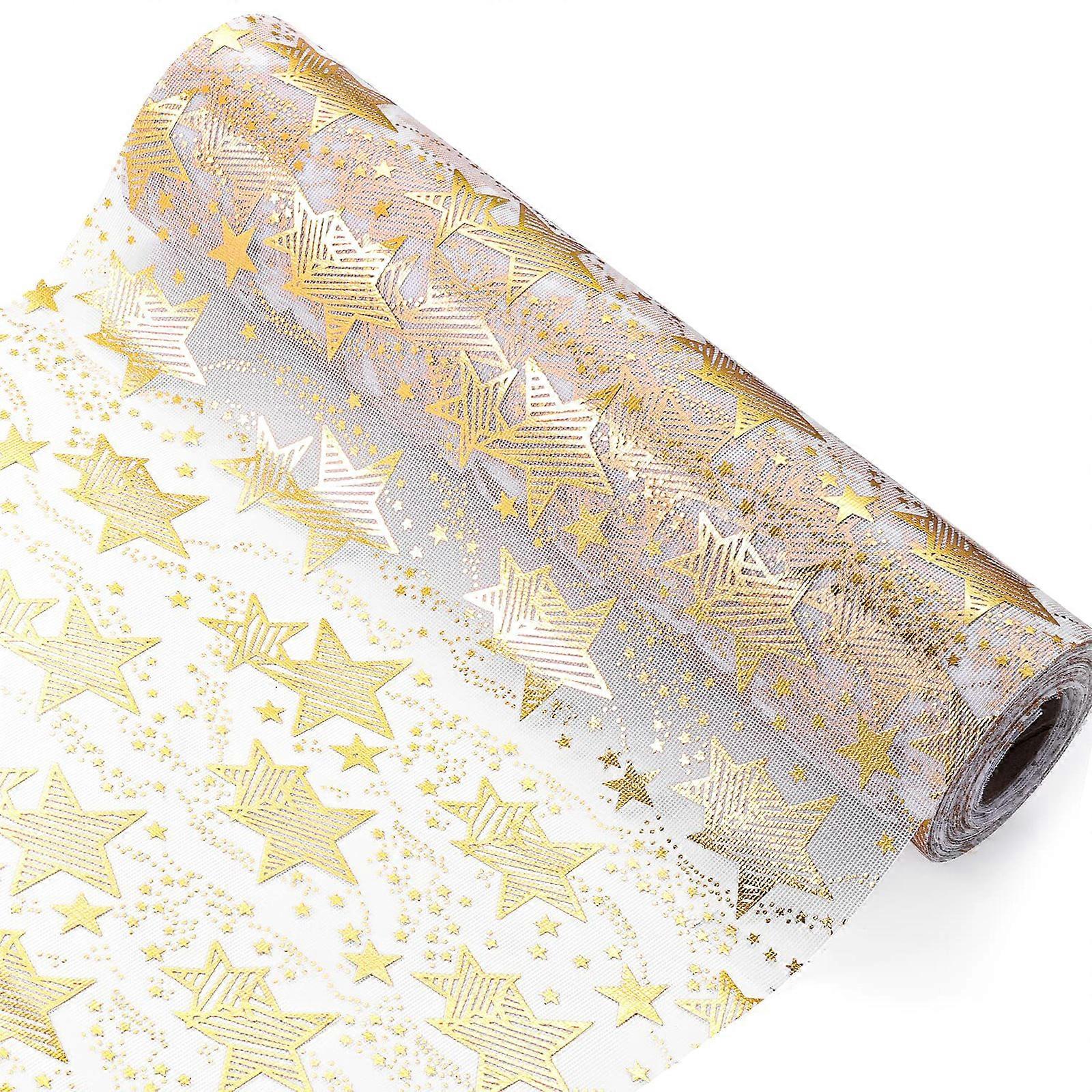 Sparkling Polyester Star Table Runner for Dining and Parties Luxurious Handmade Tablecloth Elegant Table Decoration Multicolor