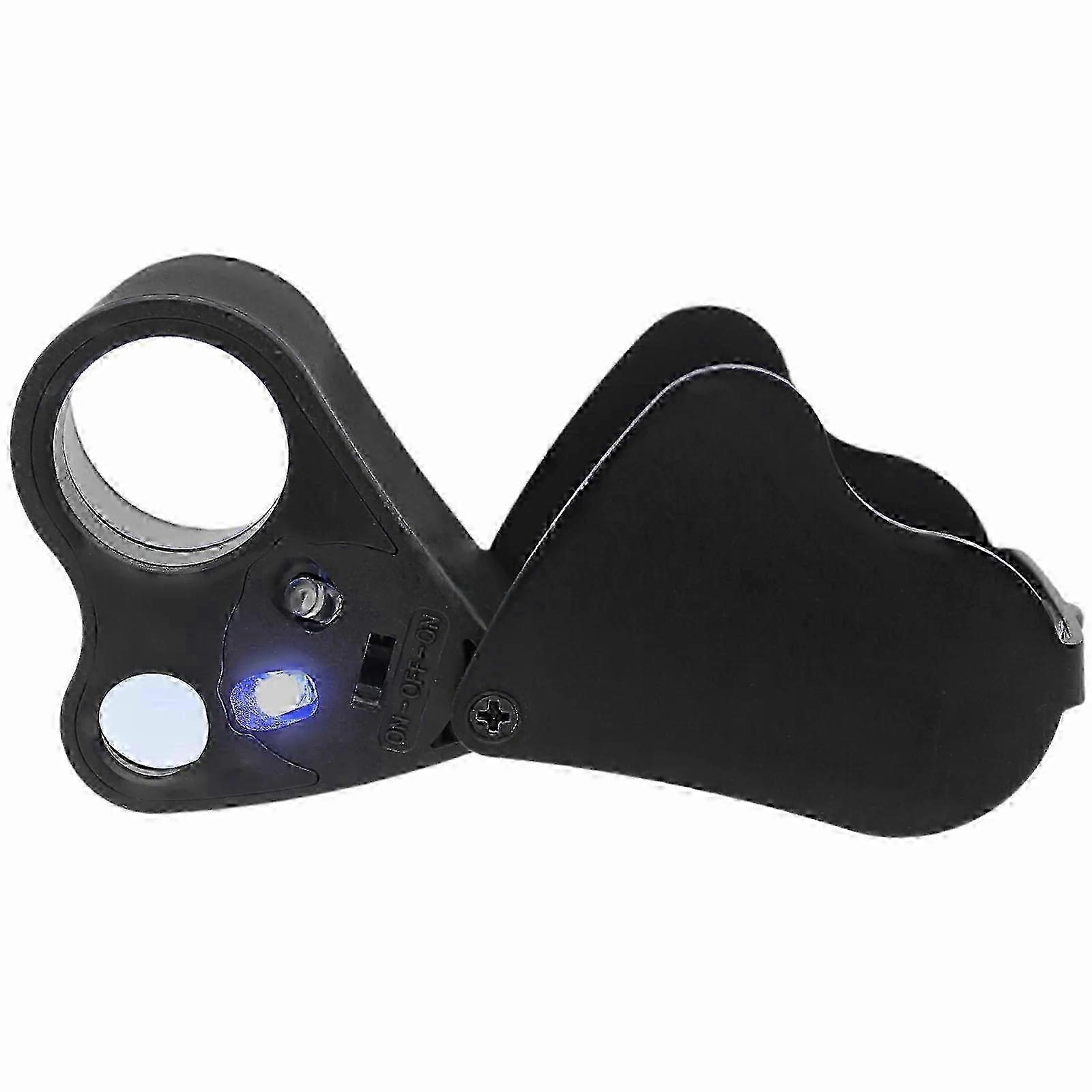 30X - 60X Magnifier - Black - Perfect for Reading and Inspection