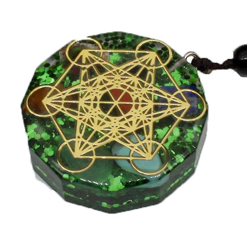 Craft Decoration Makers Diy Crystal Resin Transfer Ogan Energy Necklace Color-7