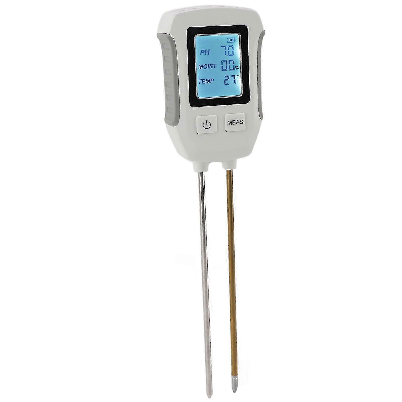 Dual Probe Soil Moisture Meter - Precise PH Tester for Home Gardening and Agriculture