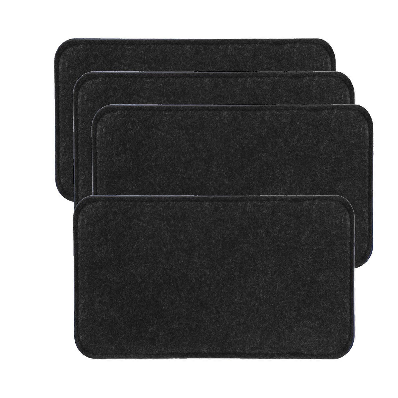 4 st unika filtbasformsinsatser för handväska axelväska kanvasväska organizer bottenfoder med bågdesign M