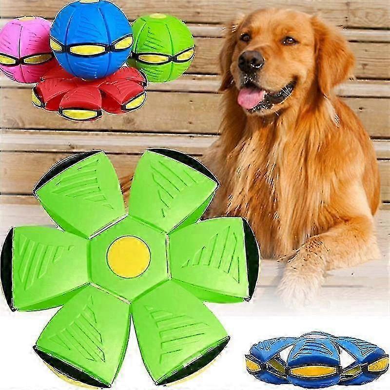 新しいペット玩具空飛ぶ円盤ボール空飛ぶ円盤ボール犬のおもちゃペット玩具