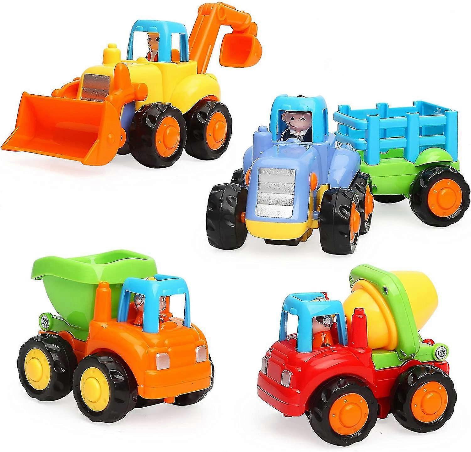 Baby Toy Car Friction Powered Cars For 1 2 3 Years Old Toddler Push And Go Car Toy Sets @BUGU