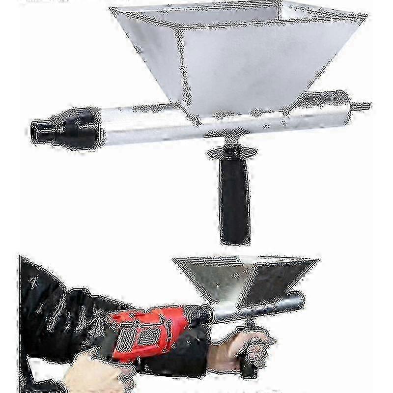 Grout pump for cement mortar with multiple nozzle options