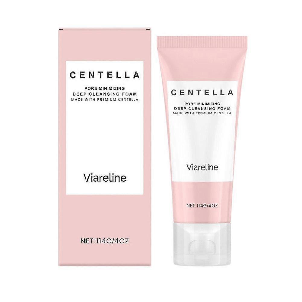 Centella Asiatica Facial Cleanser Deep Cleansing For Sensitive Skin Gentle Foam Soothes And Moisturizes