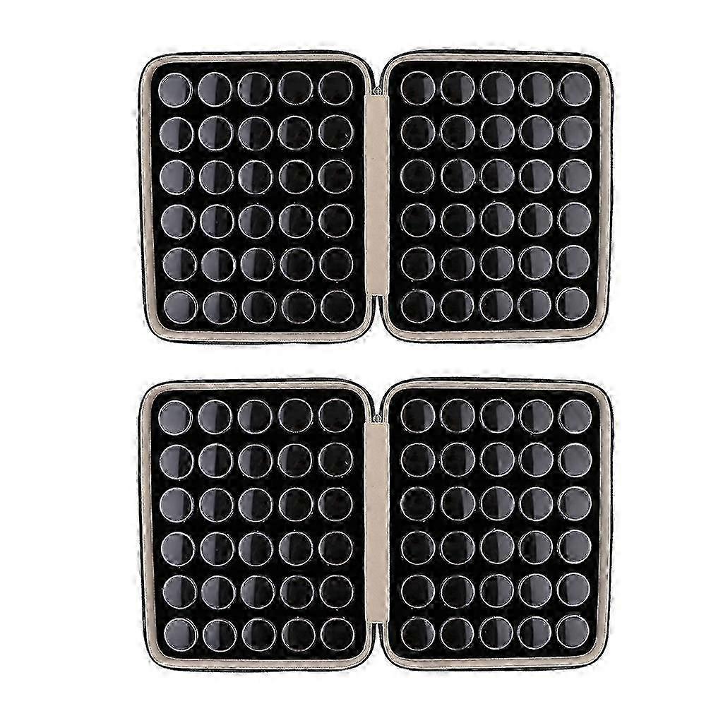 2 Sets Black Diamond Box Jewelry Organizer