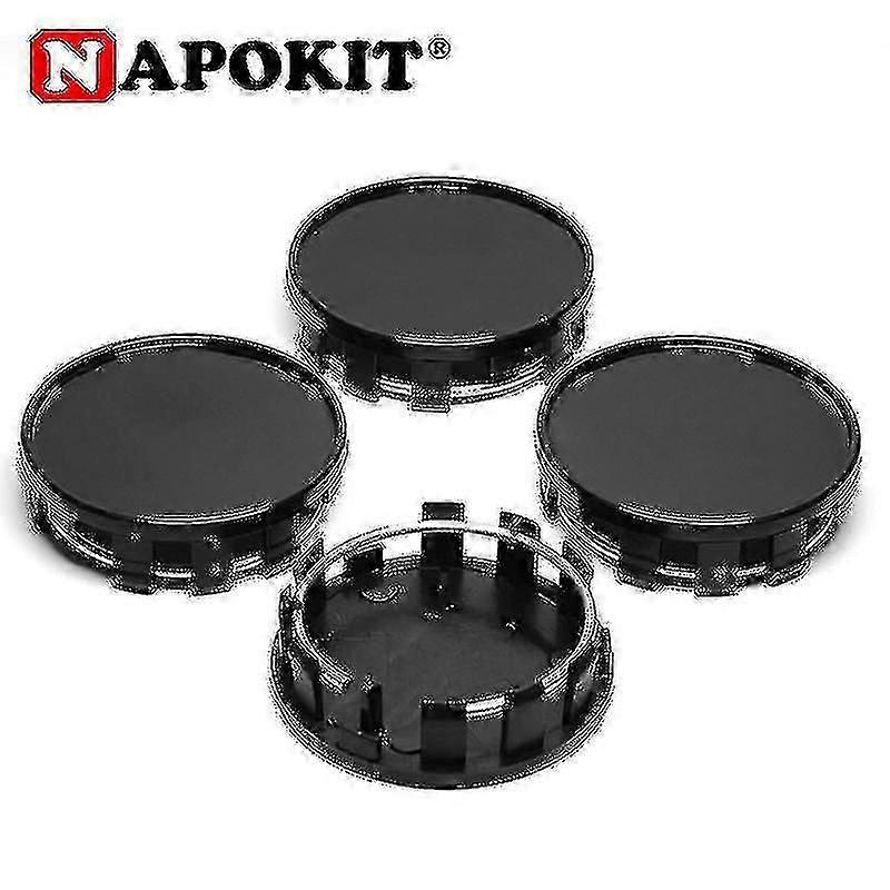 4pcs 54mm(52mm-50mm)カーホイールリムハブキャップオートカーホイールセンターキャップホイールキャップ防塵カバーブラッククローム、シルバー