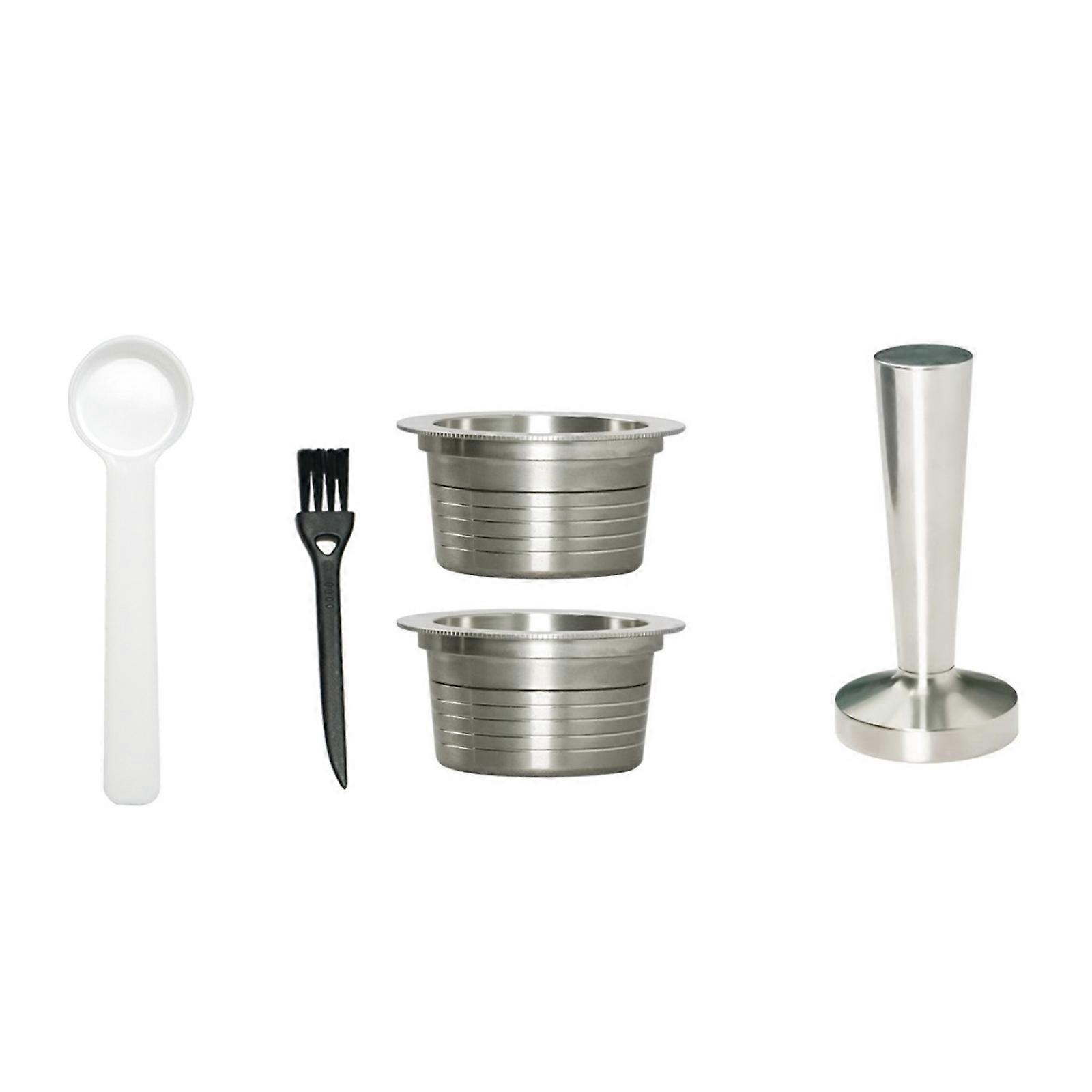 User friendly Nonrust Steel Reusable Coffee Pods Filter with Fine Meshes for Smooth Brewing Suitable with Most Coffee Machines Multicolor