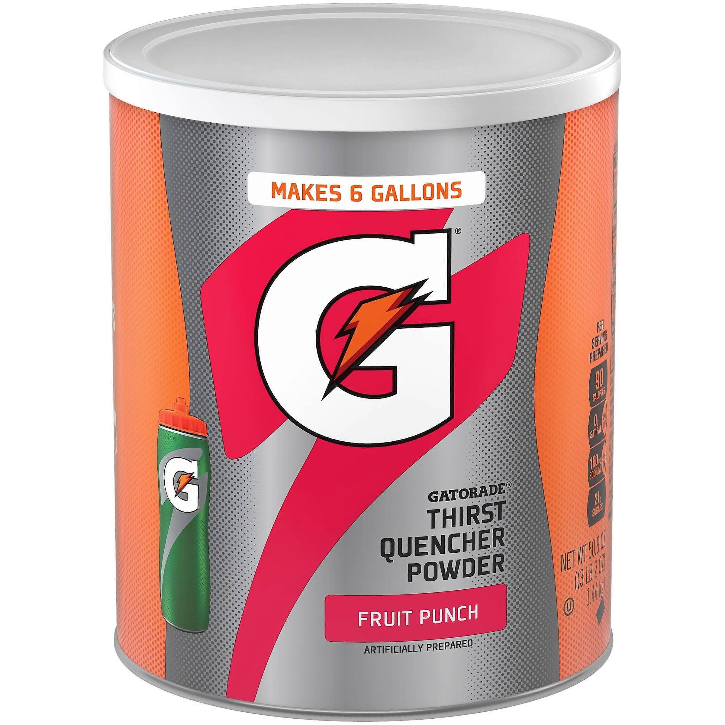 مسحوق مزيج المشروبات الرياضية Gatorade Thirst Quencher ، لكمة الفاكهة ، 51 أونصة