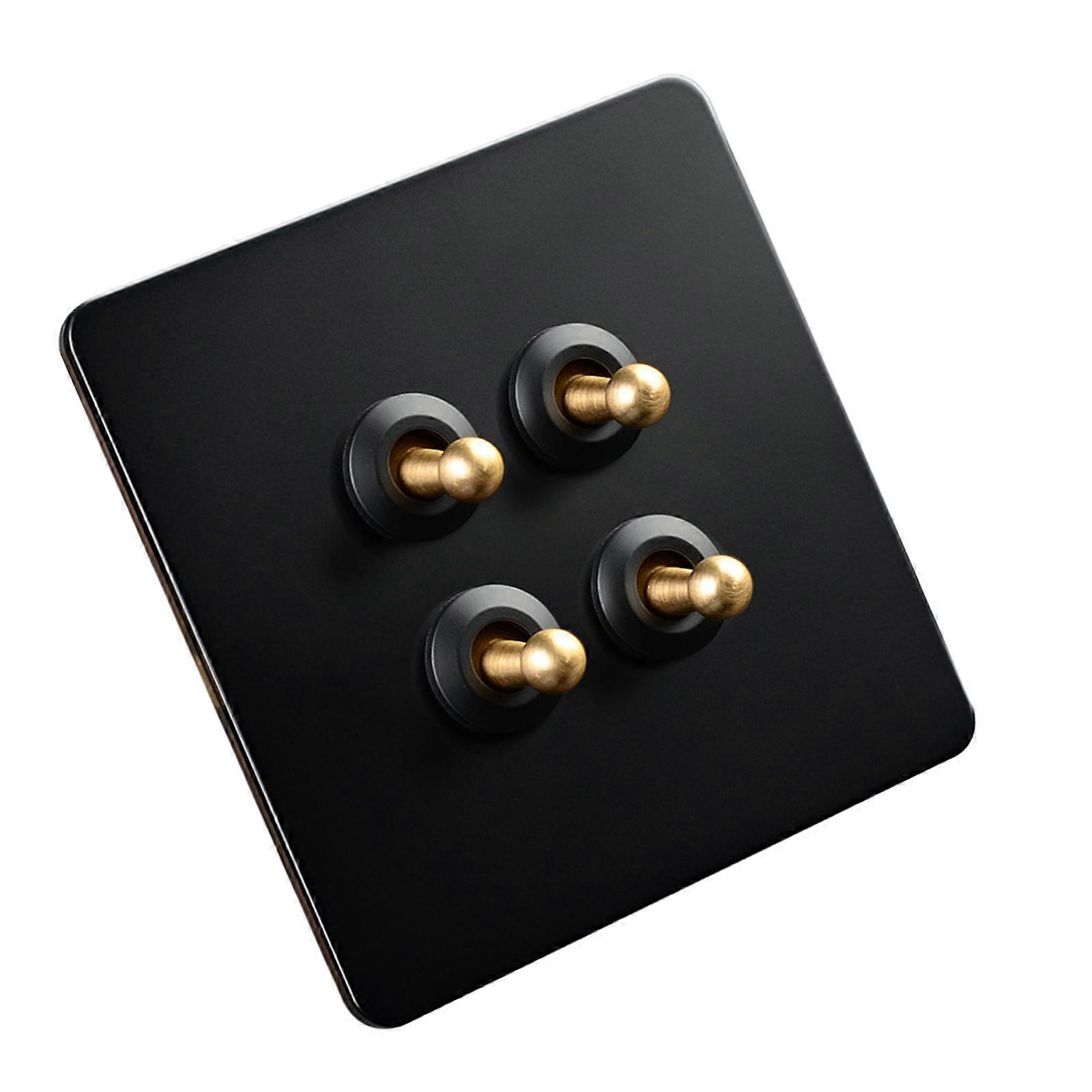 86 Type Wall Switches Panel High Conductivity Heat Dissipation Safe Light Switches Quick Fixing for Home Office Use Multicolor