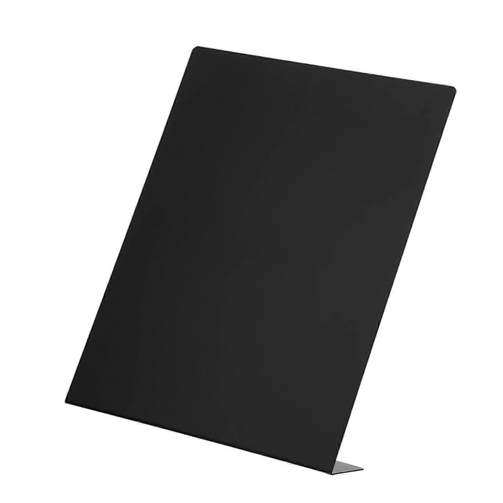 L Shaped Metal Memo Display Board Desktop Magnetic Bulletin Board For Display Notes Memos Reminders Photo Document Multicolor