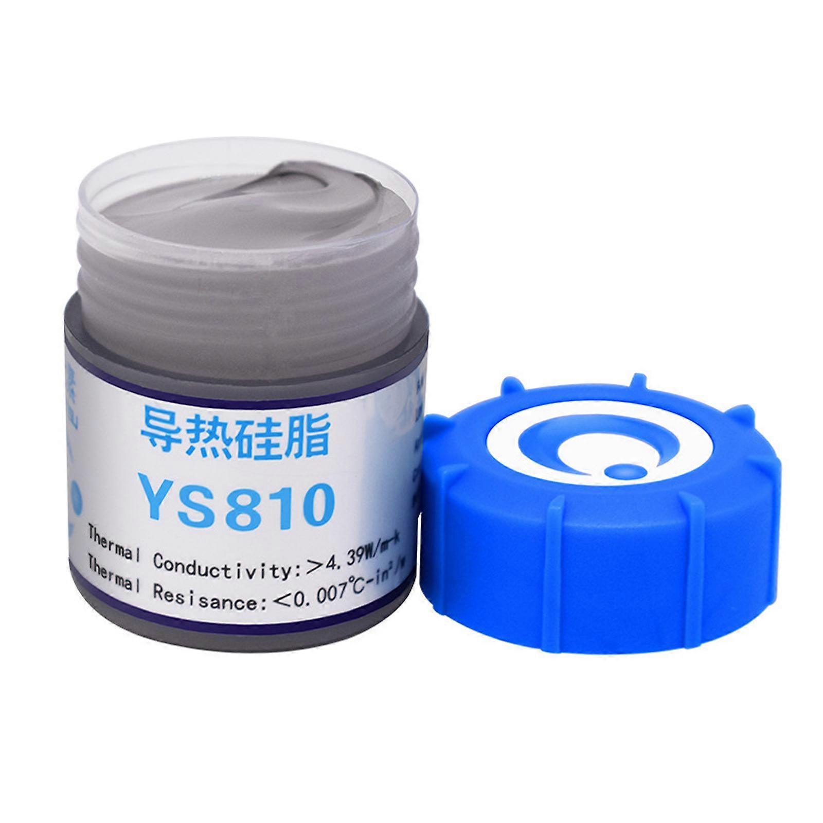 Multipurpose Thermals Compound Paste For Electronics Cooling NonConductive Formula 4.98W/m·K Efficiency  Silver