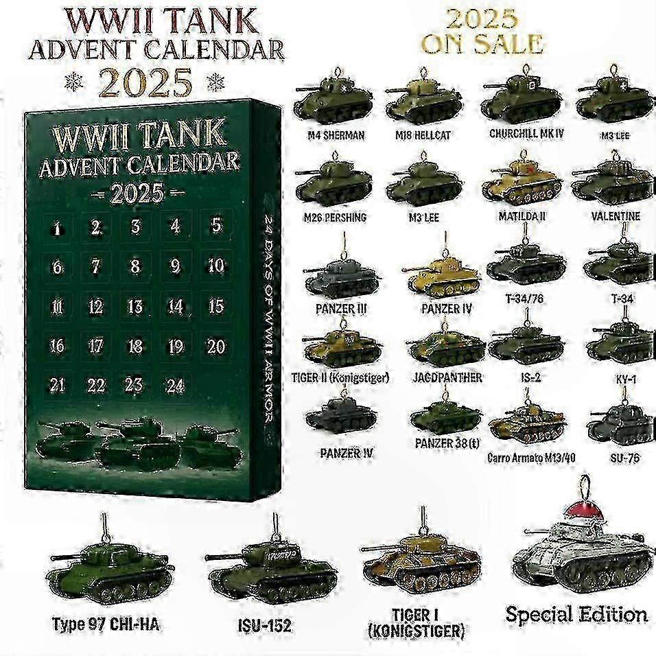 2025 New Acrylic Christmas Countdown Advent Calendar Blind Box-cdcp2