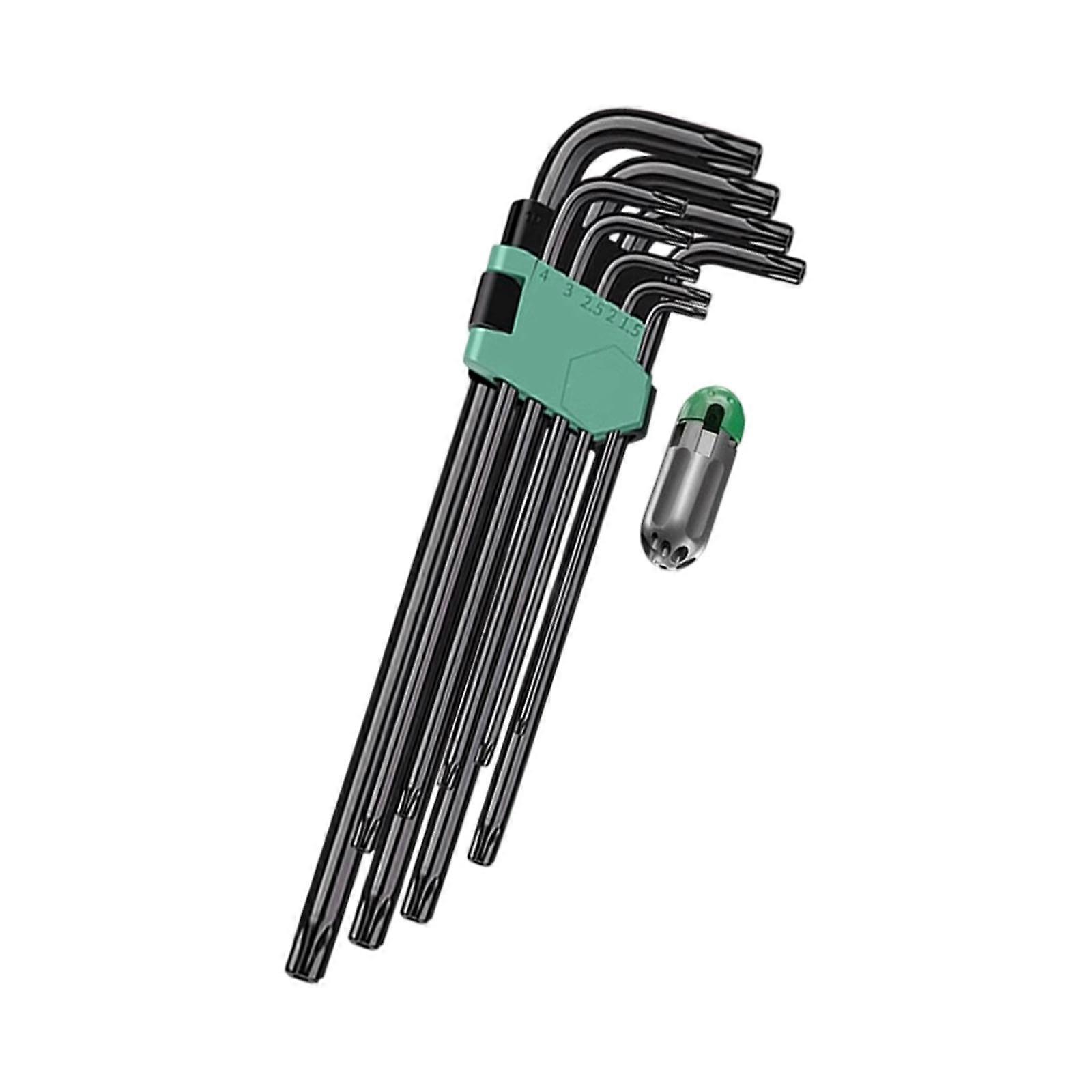 5 / 9Pcs L Type Key Set High Hardness Steel Hex Key For Machine Repair And Home Improvement Tasks Multicolor