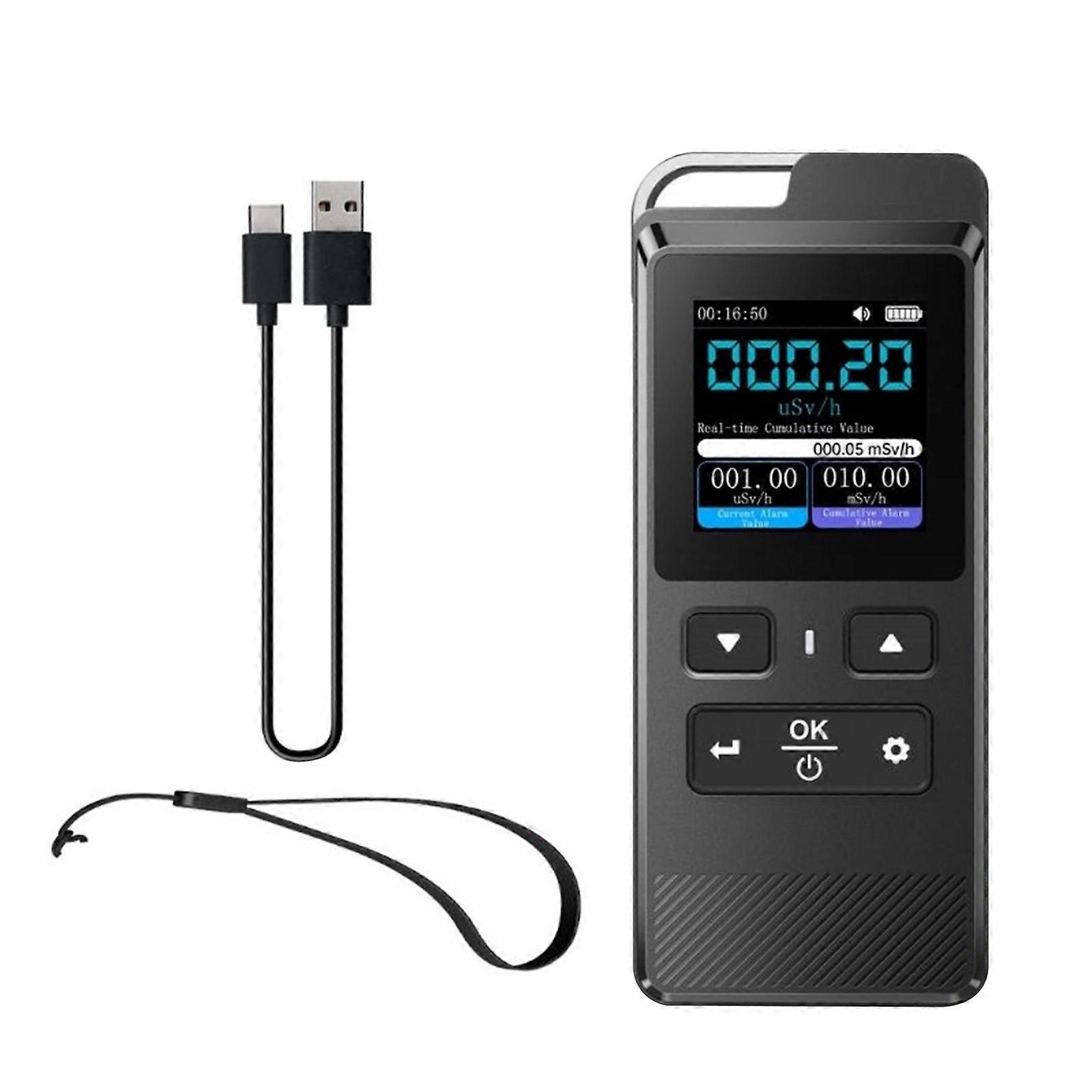 Lightweight Radiation Detection Instrument GC02 User Friendly Interfaces And Multiple Language Option for Convenience Multicolor