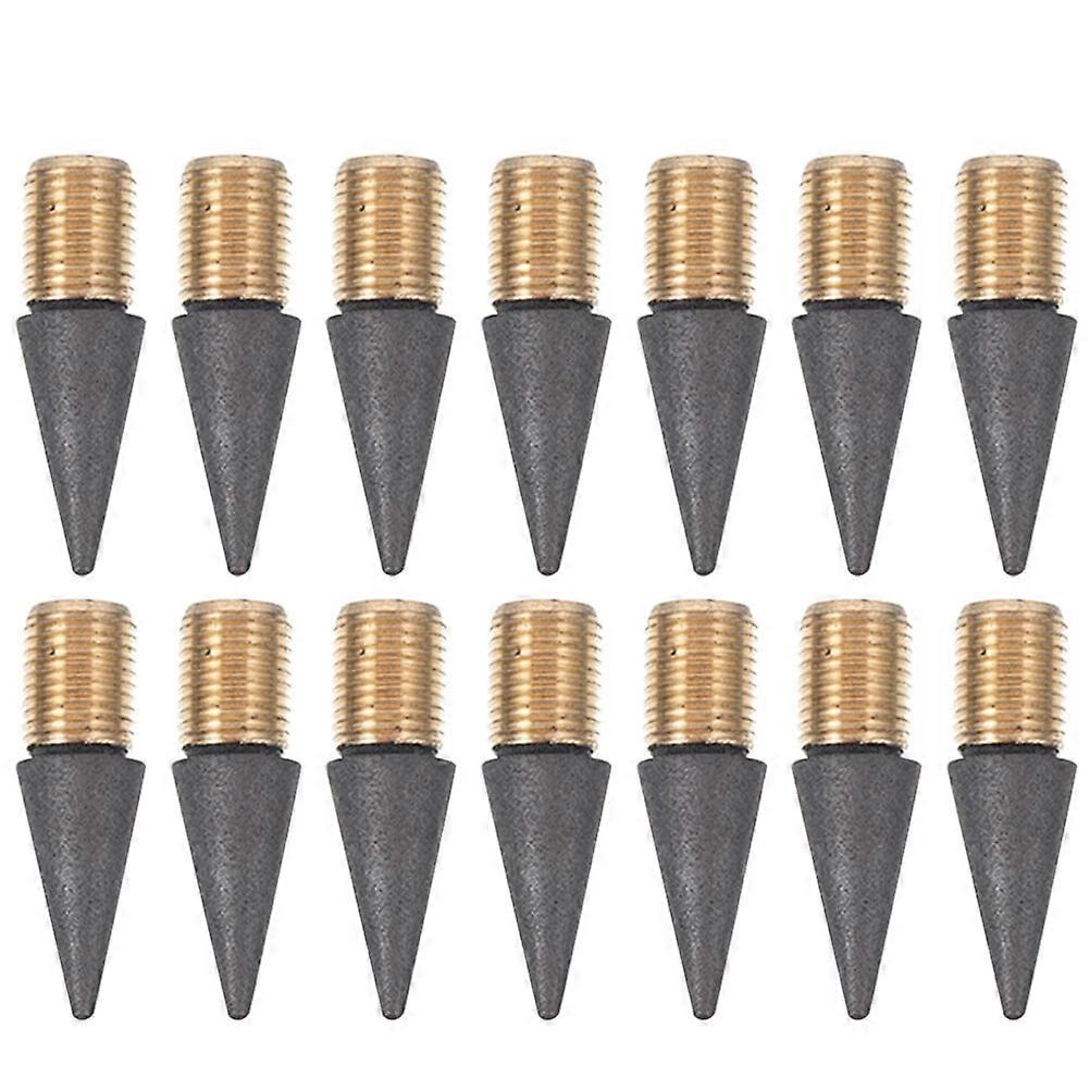 20 Pcs Replacement Pencil Tip Metal Pencil Fountain Pen Graphite Nibs Pencils Bulk Portable Pen Tip Replacements Student