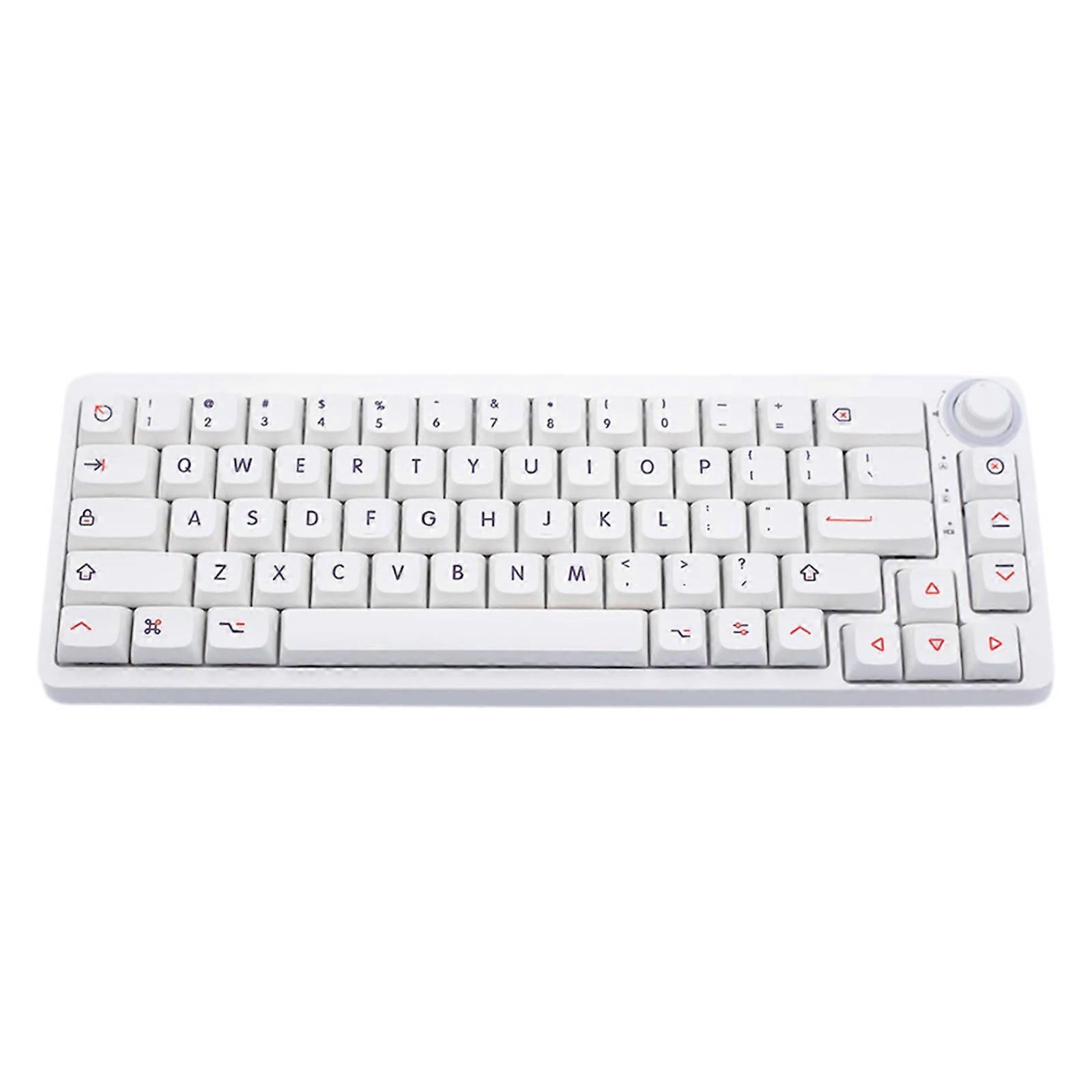 XDA Profile Keycaps Set 126 Caps for  Mechanical Keyboards English/Japanese/Russian Keyboards Keycaps Customization Multicolor
