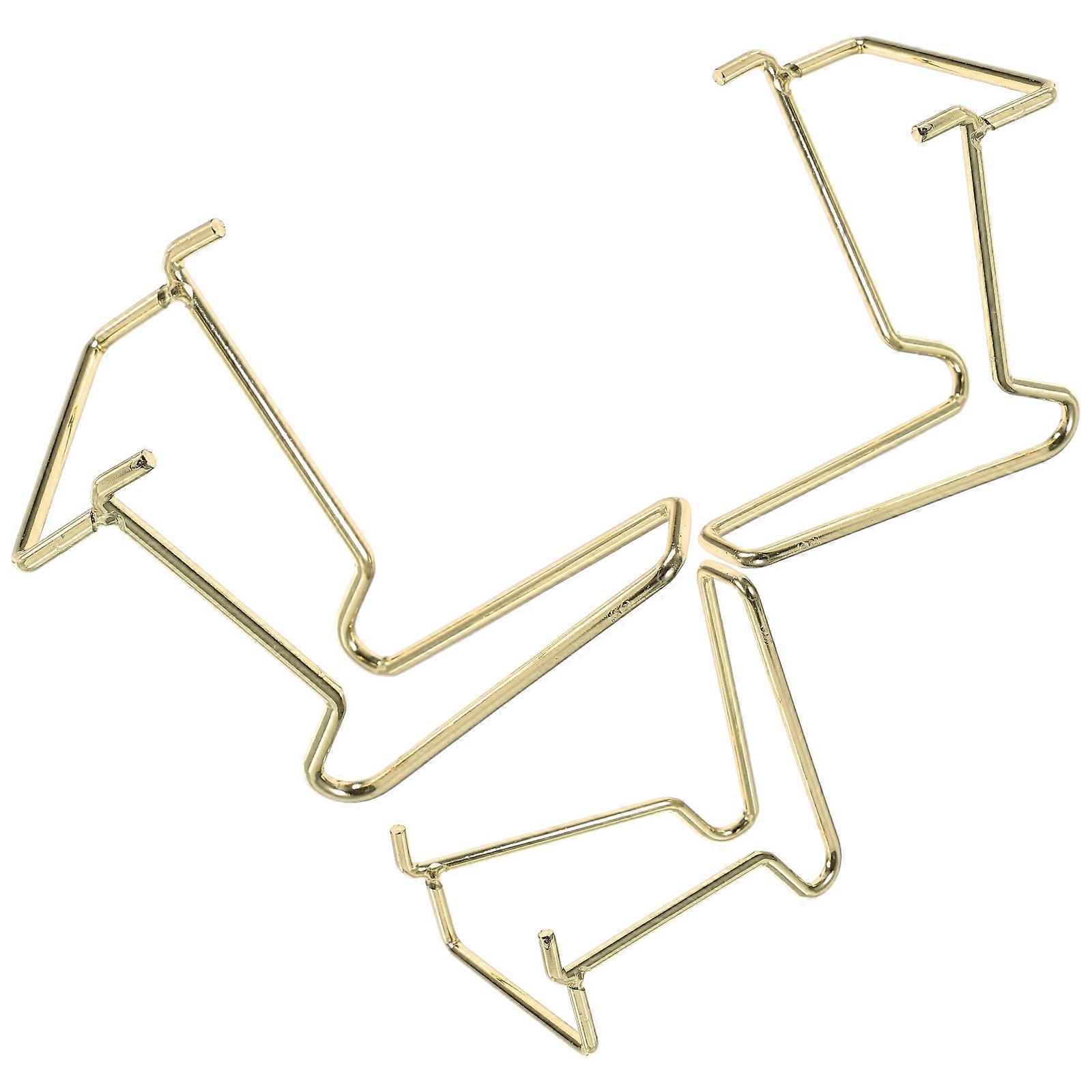 Metal Easel Display Stand Rock Display Stand for Storage Use 15Pcs