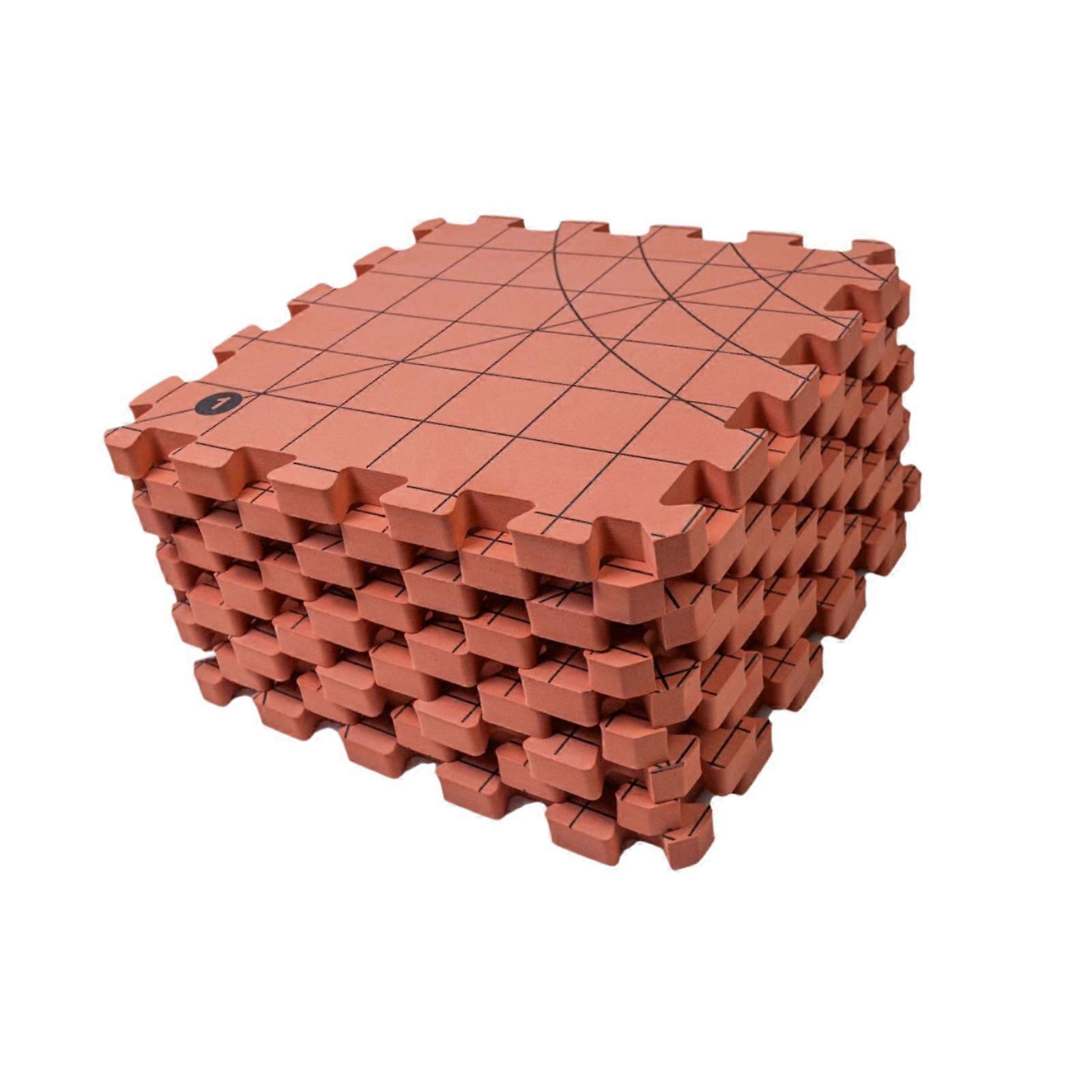 9 Pieces Knitting Blocking Mat Foam Blocking Mat for Embroidery Sewing 9 Mats