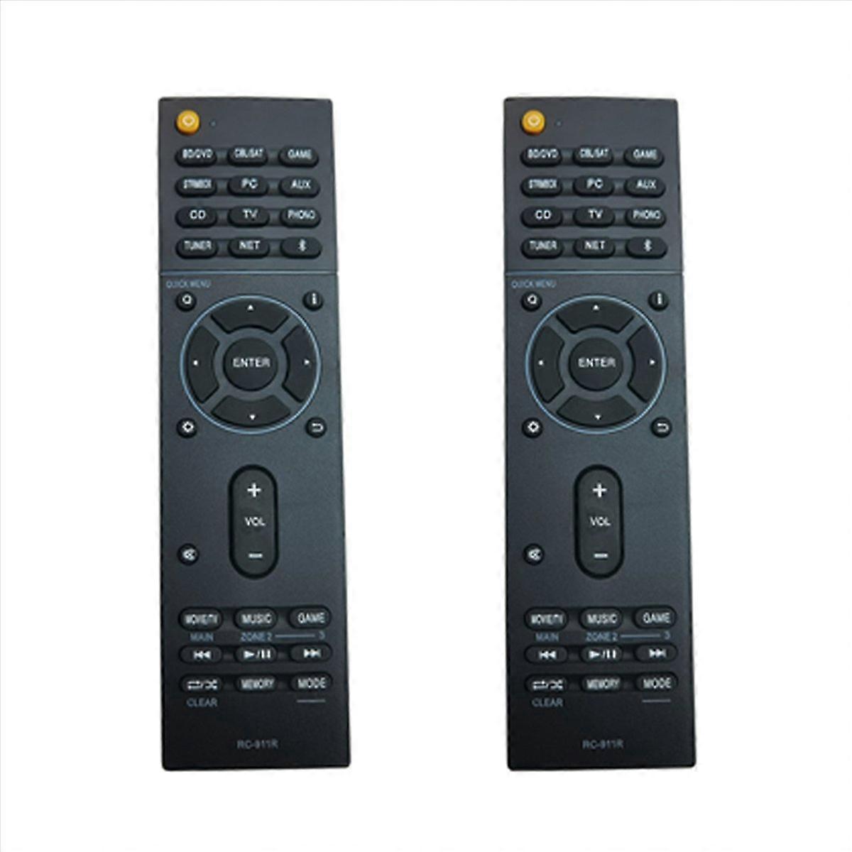 2X Replace RC-911R Remote Control for AV Stereo Receiver TX-NR578 TX-DS787 TX-NR777 TX-NR686 HT-S780