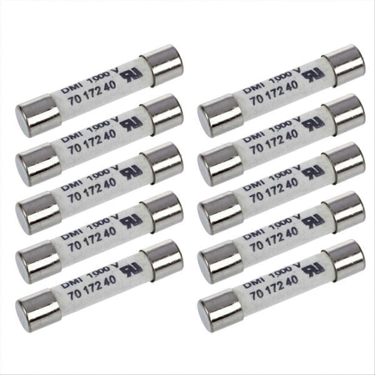 1000V 500MA 10Pcs Practical White Ceramic Fuse for Multimeter