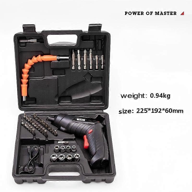 Rechargeable Electric Screwdriver Set with High Torque Power and Cordless Fast Charging