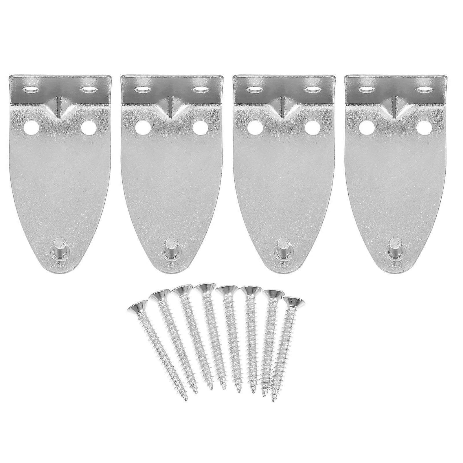 Silver Blinds Bottom Rail Hold Clips for Windproof Function 1Set