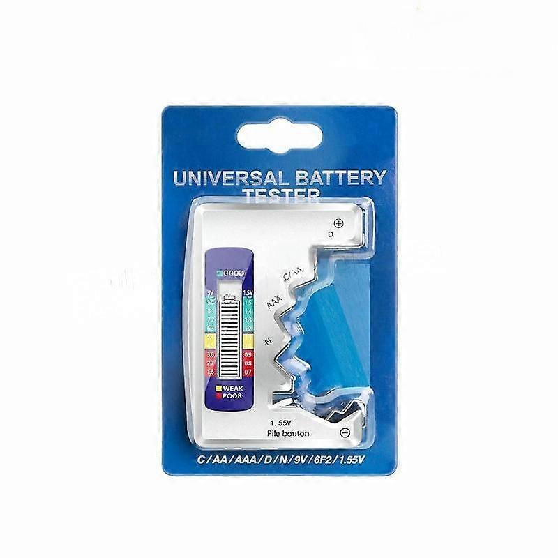 BT-886 Portable Battery Tester Black Digital Display Compact Size Lithium Battery Level Indicator Voltage Meter for 9V CR2032