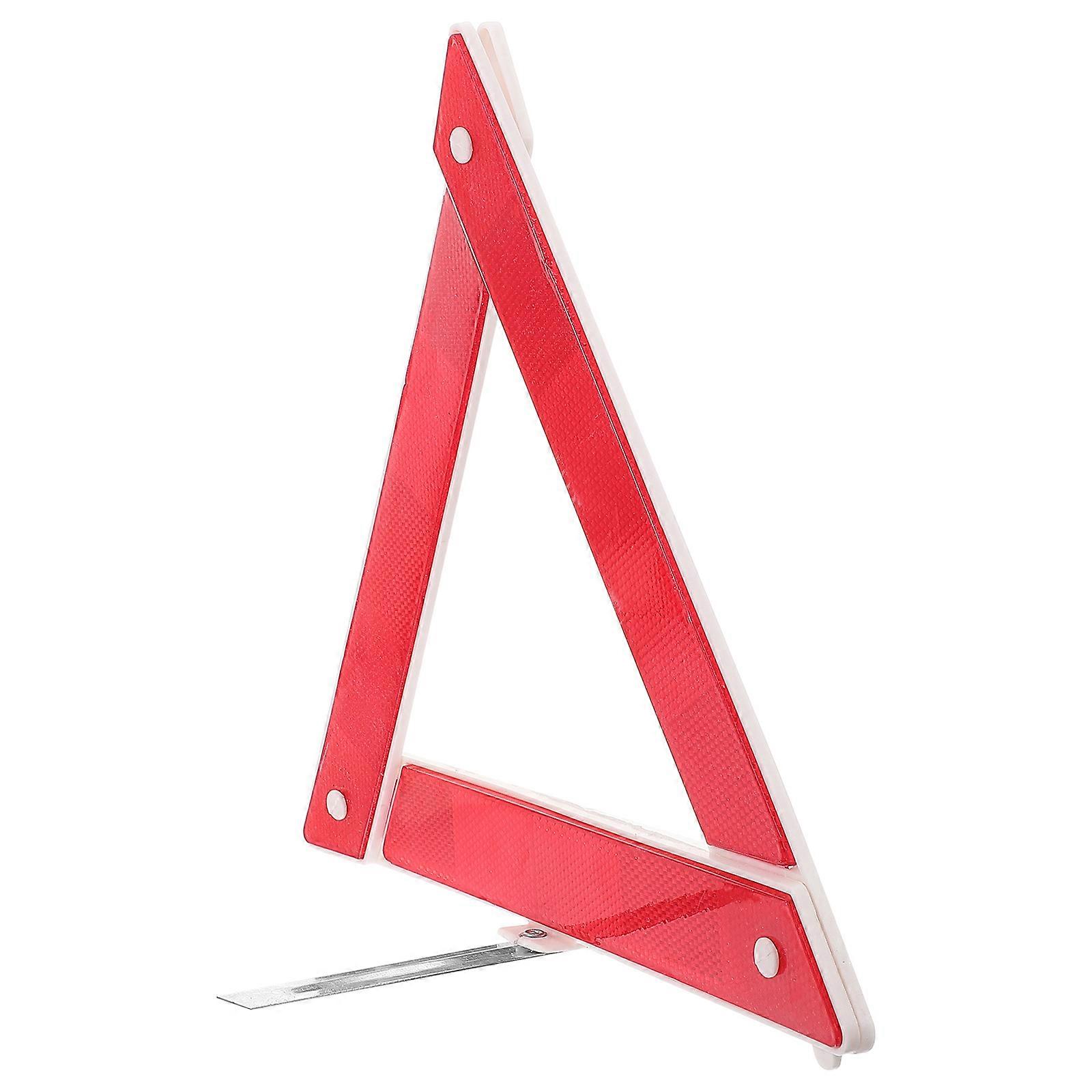 Red Reflective Triangles Car Warning Triangle for 2Pcs Roadside Emergency