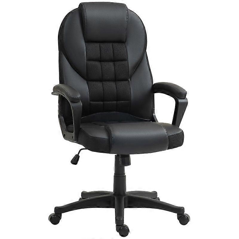 Faux Leather Office Chair for Home Workspaces