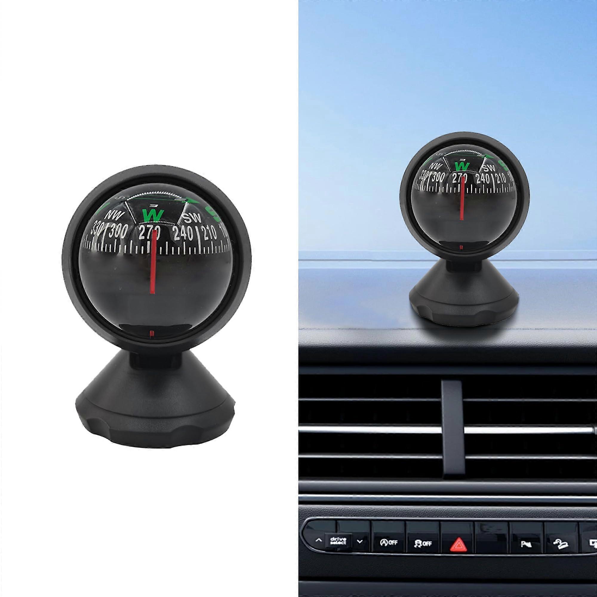 Dashboard Compass Ball for Car Truck Boat RV, Adjustable Navigation, Water Resistant, Easy Mount