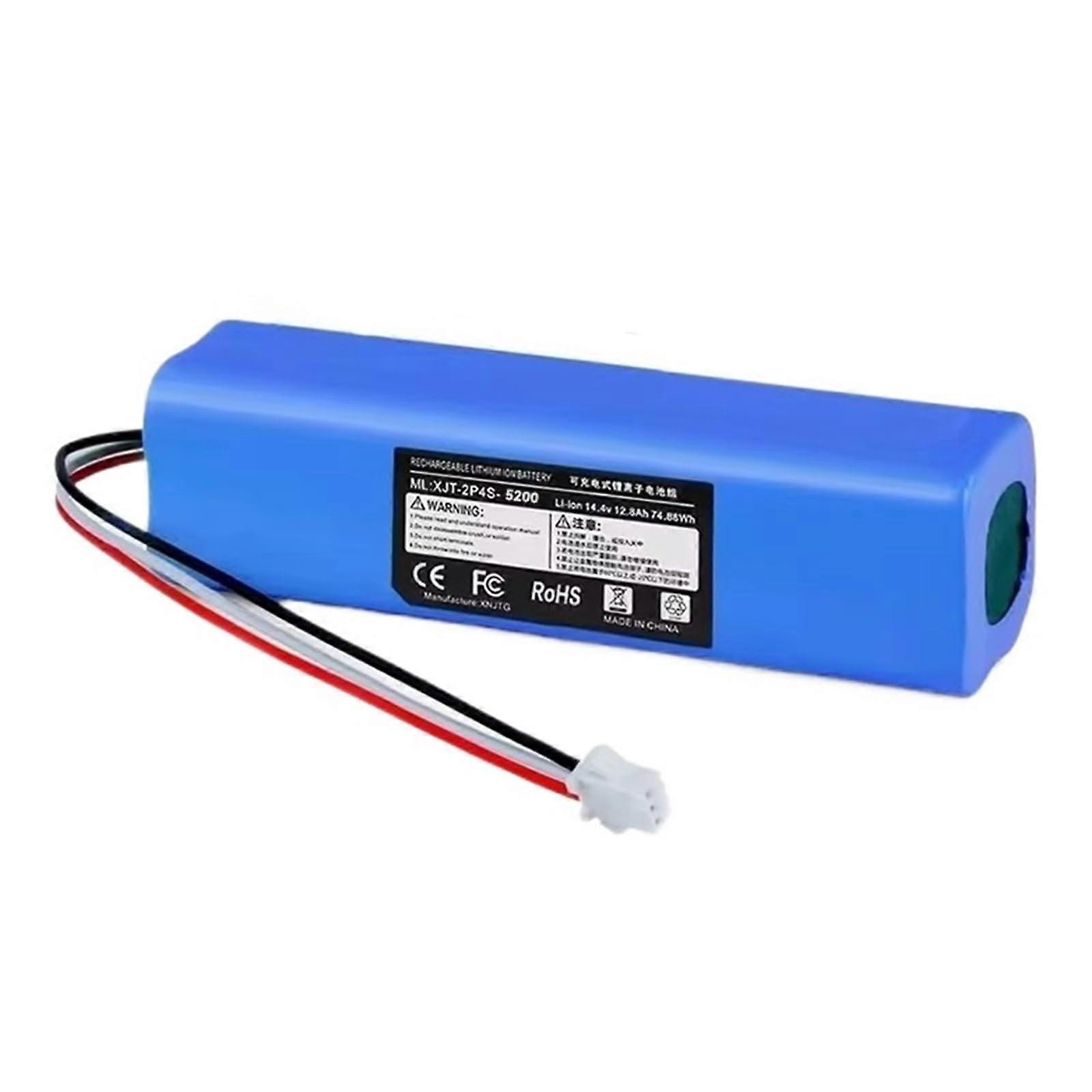 14.4V Battery Compatible With Robot Vacuum Cleaner 5200mAh
