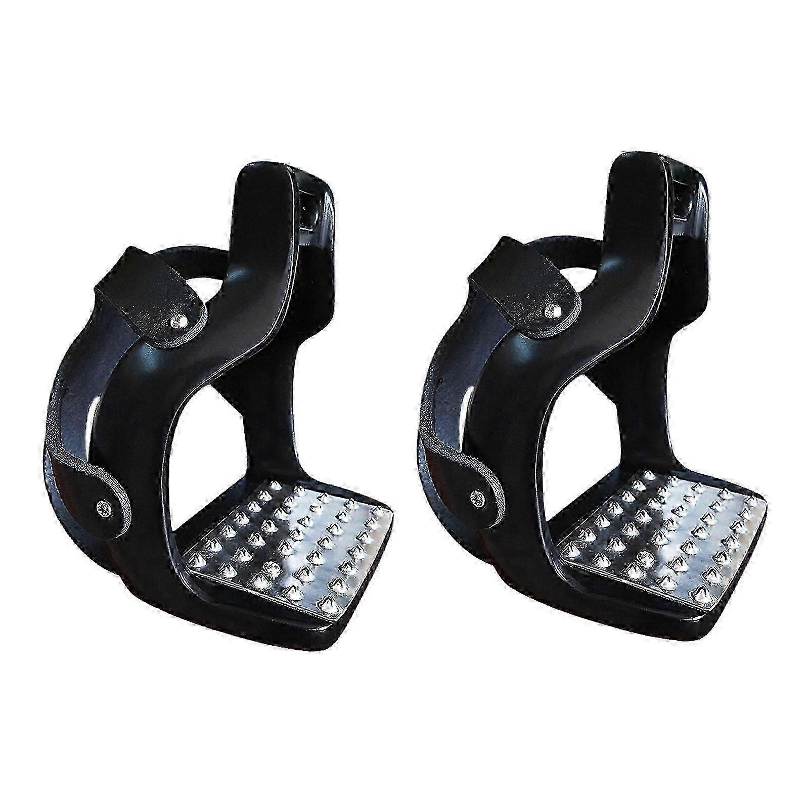 2x Horse Riding Stirrups, Horse Saddle Stirrups, Professional Aluminum English