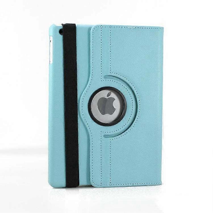 Case For Ipad 2019 Mini 5/mini 4 Sky Blue Lychee Texture Rotating Leather