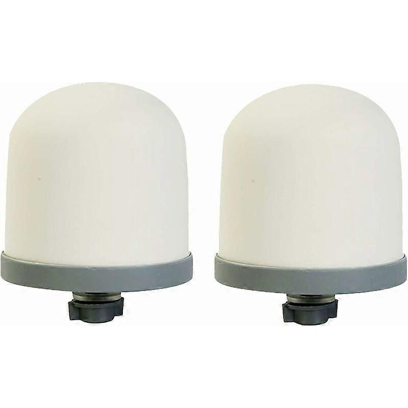 Huining 2 Pack Ceramic Filter Replacement for Water Systems, Ceramic Dome Filter White