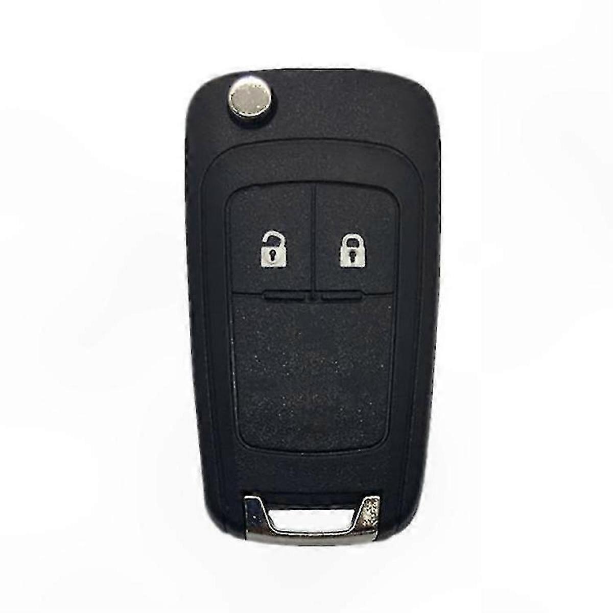 2-Button Foldable Key Fob Case for Buick Opel Chevrolet Vehicles