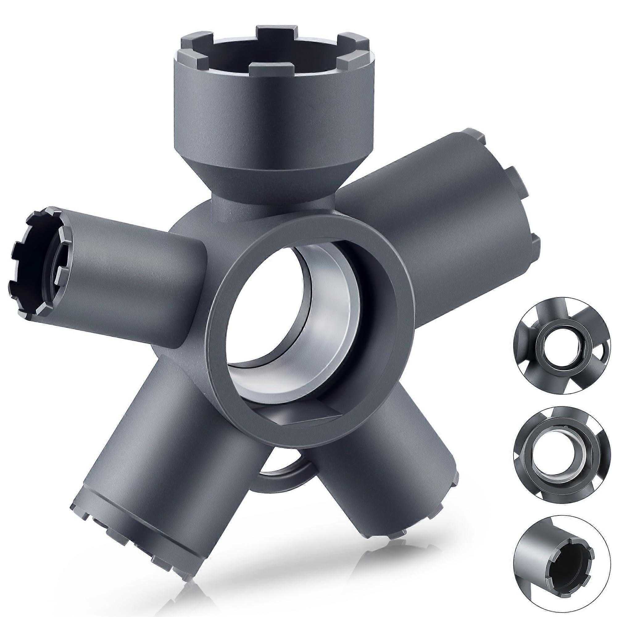 10 in 1 Universal Faucet Aerator Removal Tool Key for Sink, Multi Size Wrench M16.5M28