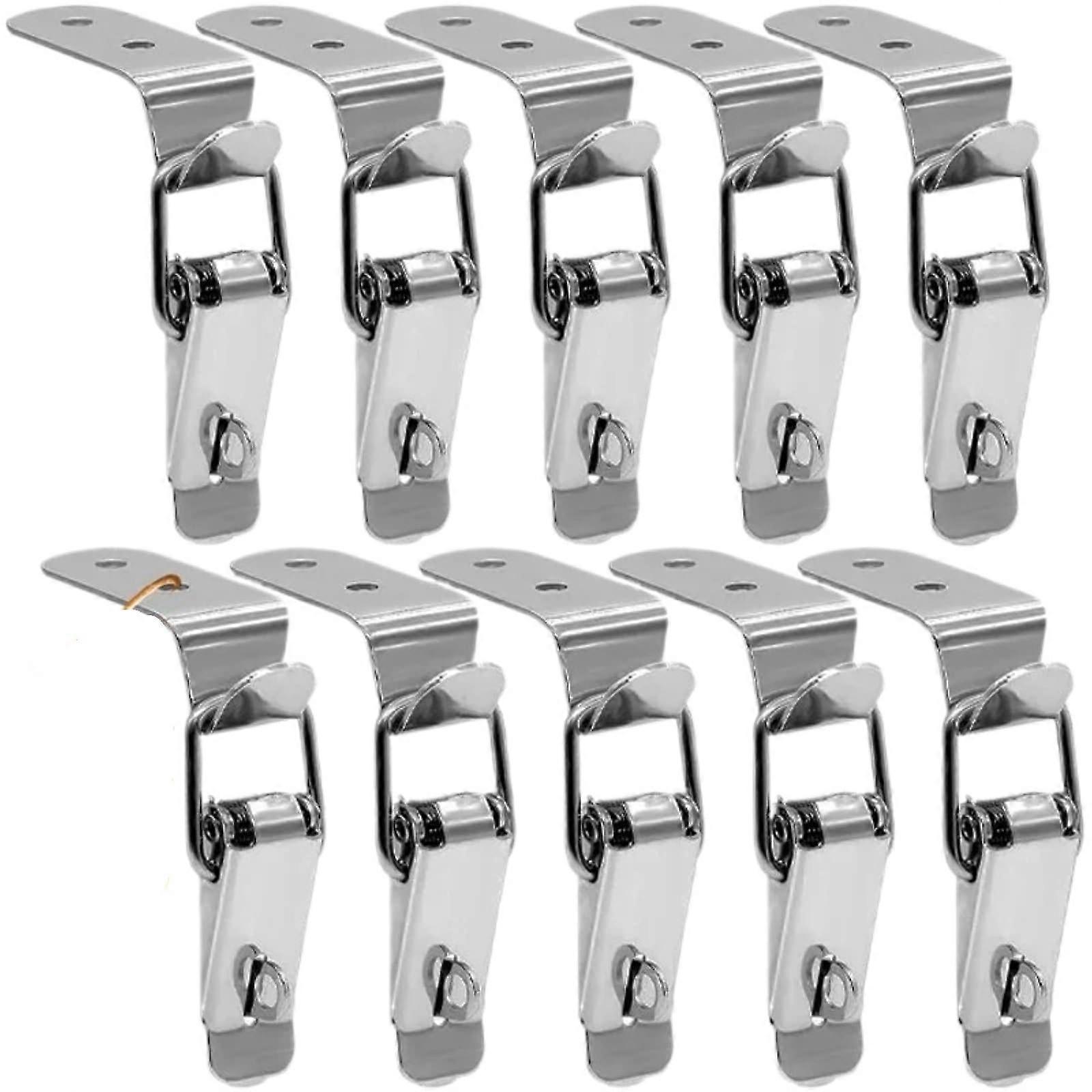16/2PCS Heavy Duty Box Latch Toggle Latch with Secure Lock for Toolbox and Storage Containers