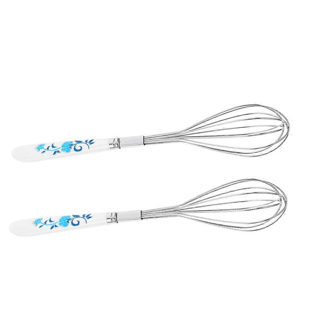 Manual Egg Shakers Cooking Utensil Multi Color Blending Function 2Pcs