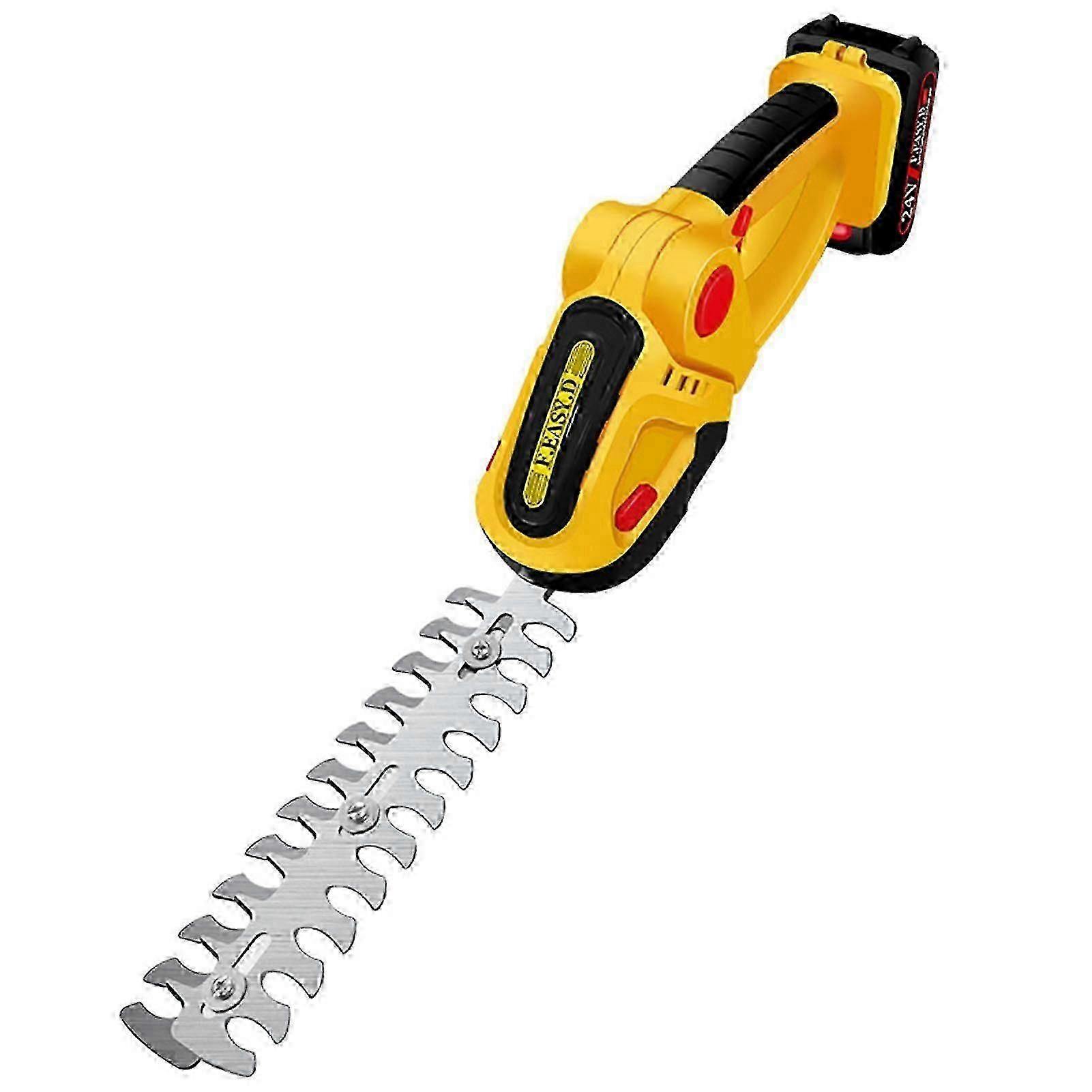 Cordless Electric Hedge Trimmer & Grass Shear with Adjustable Blade (220V)