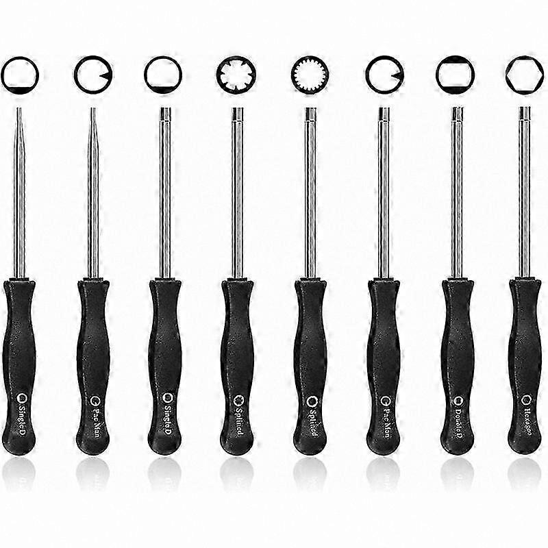 8-Piece Carburetor Screwdriver Set for 2-Stroke Engine Adjustments