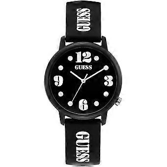 Acho que relógio feminino V1042M3 de Silicone Preto