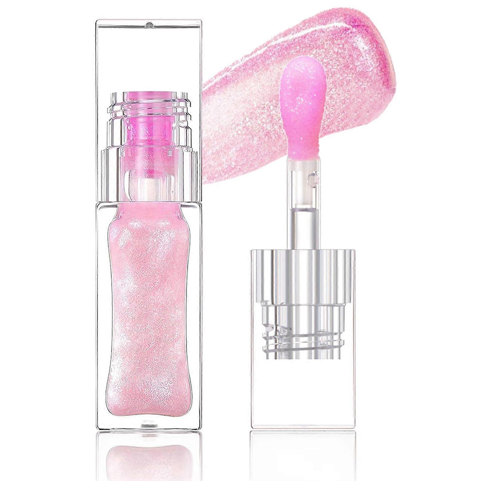 Color Changing Lip Gloss with Moisturizing Lip Oil, TemperatureResponsive, NonSticky, Long Lasting