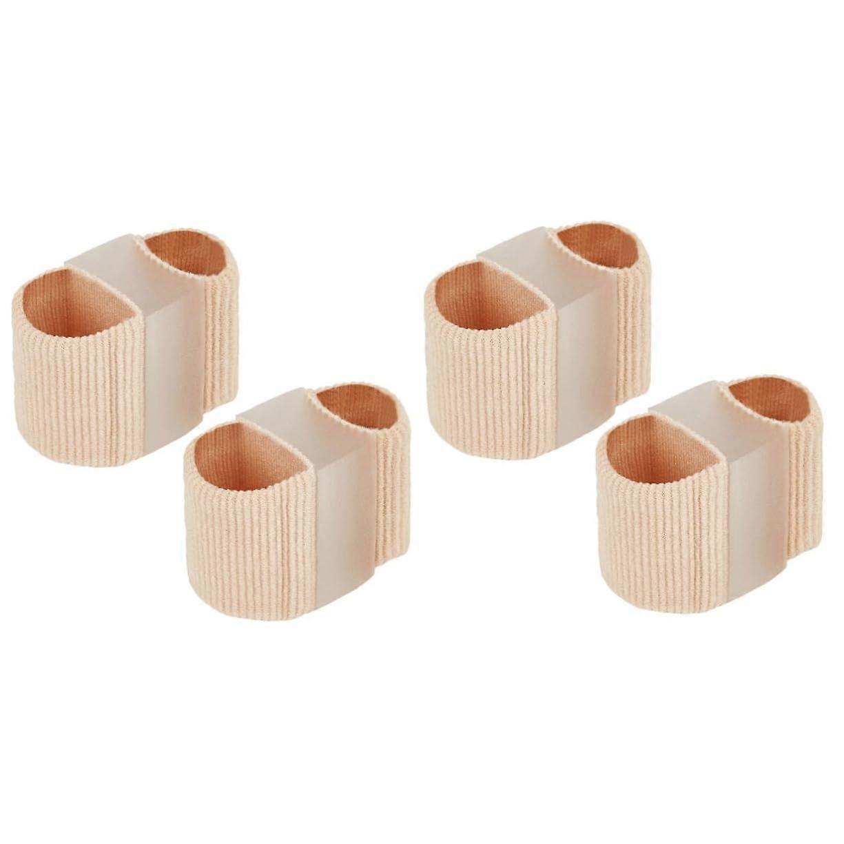 Toe Separators and Bunion Corrector, Soft Gel Alignment Spacers for Hammertoe Relief, Washable Reusable 4pcs