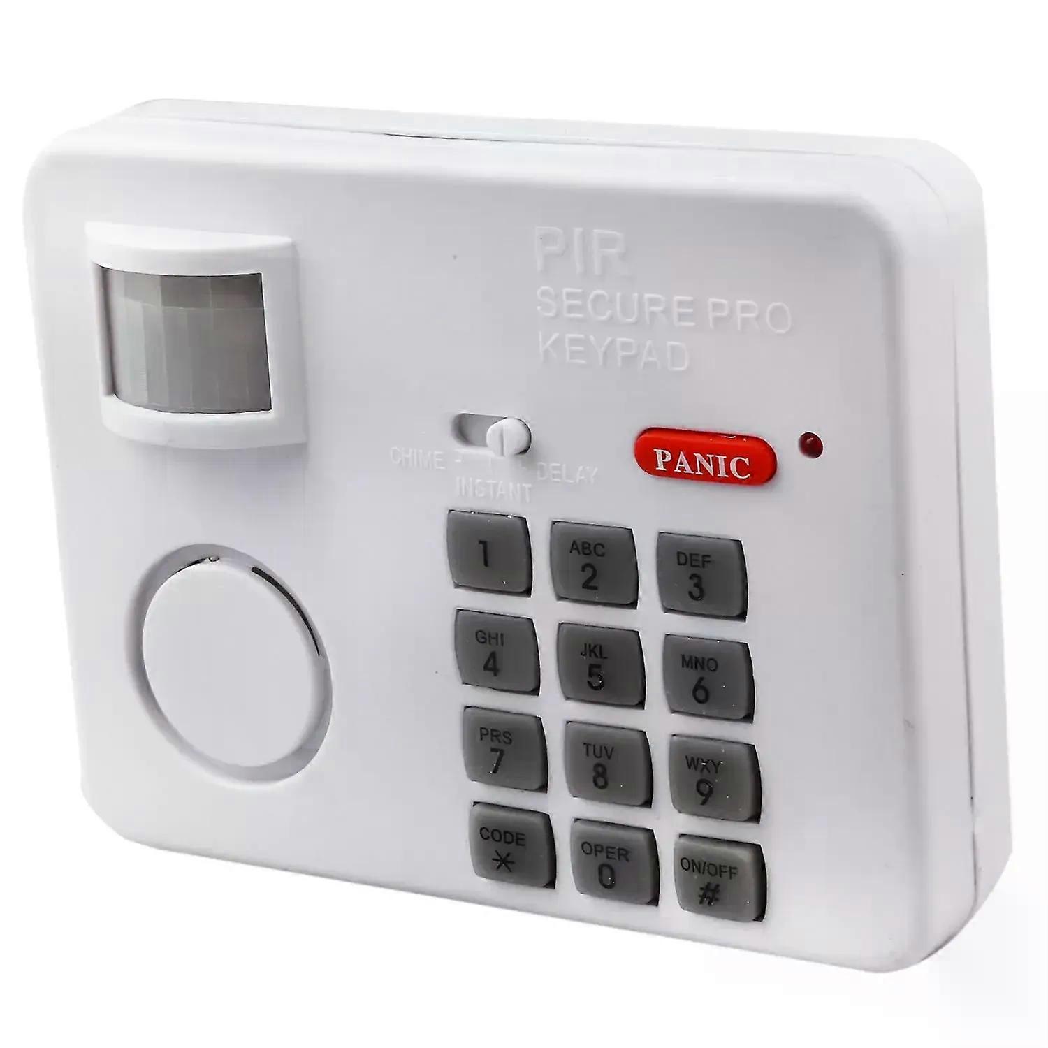 Home Security Alarm System Wireless PIR Door Window Sensors Programmable KeyPad alarm chime delay mode