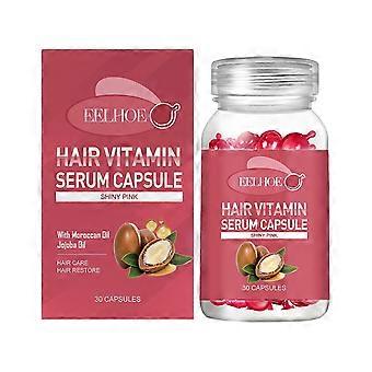Cápsulas de Óleo Essencial para Cabelo - Óleo Nutritivo de Jojoba & Argan para Cabelos Macios, Suaves e Sem Frizz