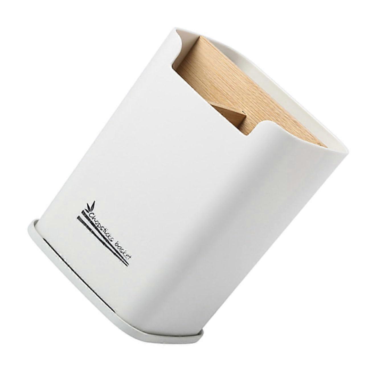 Stackable Kitchen Utensil Holder with Compartments, Fast Draining Cutlery Organizer for Countertop