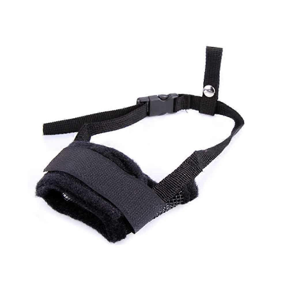 Nylon Dog Muzzle Adjustable Breathable Mesh AntiBiting Protection for Training and Walking