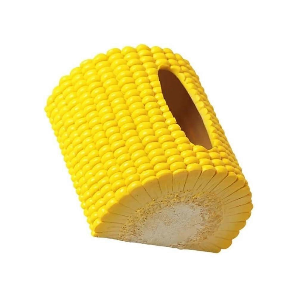 Ceramic Corn Shape Tissue Box Holder with Elegant Porcelain Finish for Kitchen Dining Bathroom Decor